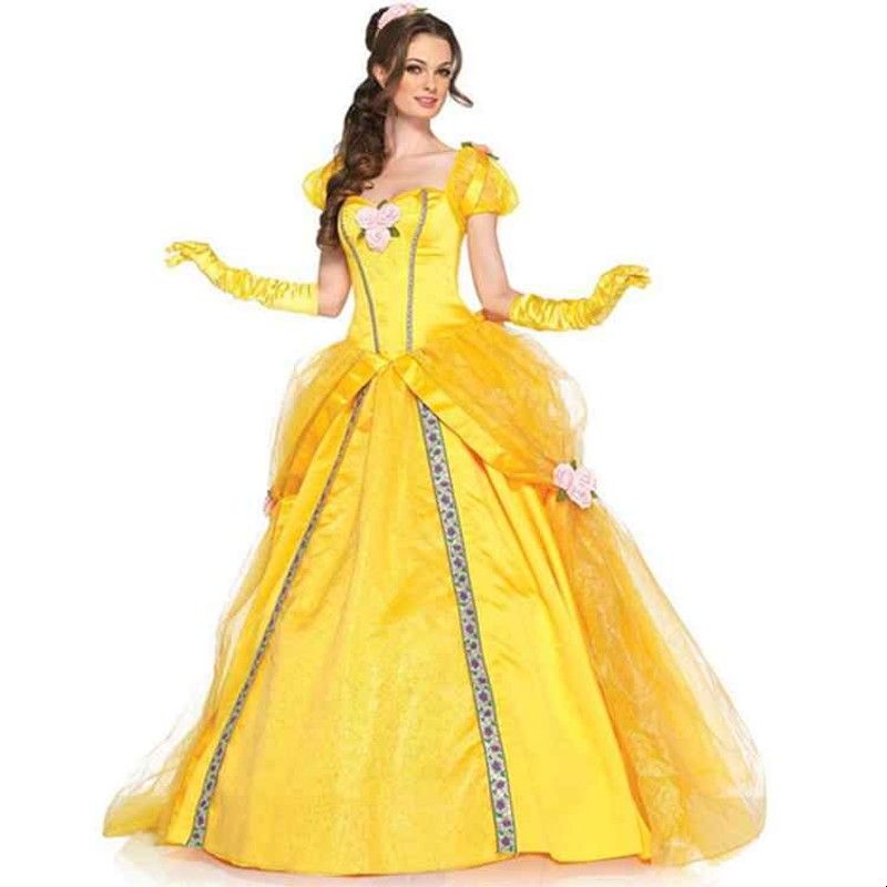 Ethnic Wear In Fashion - فستان أميرة للبالغين لعيد الهالوين، زي