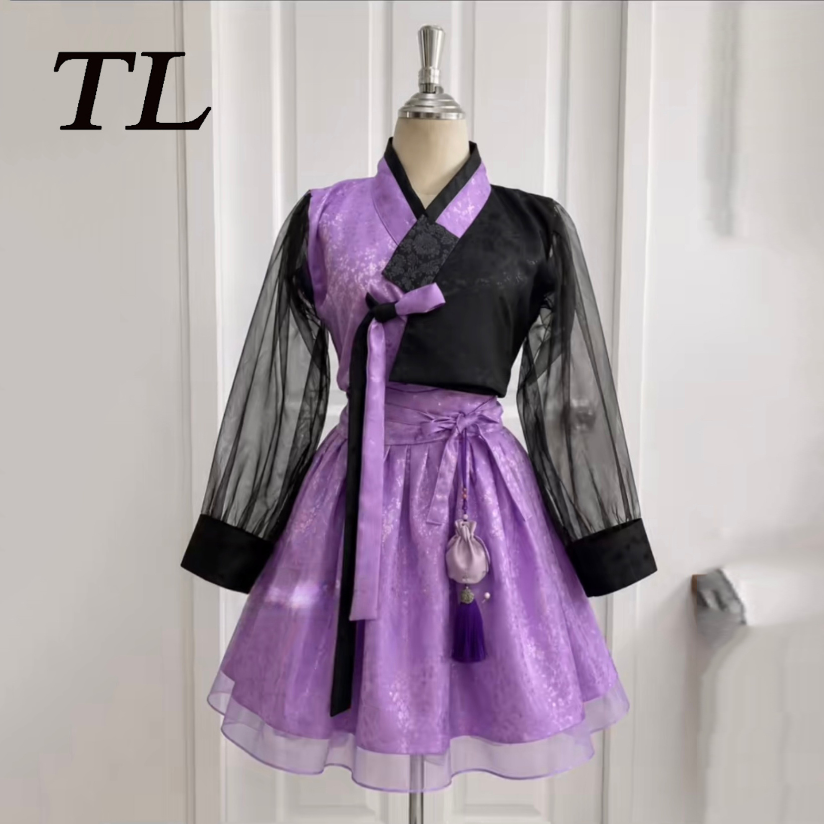 Hanbok Modern Set - فستان حفلات تي إل كونسيرت باللونين