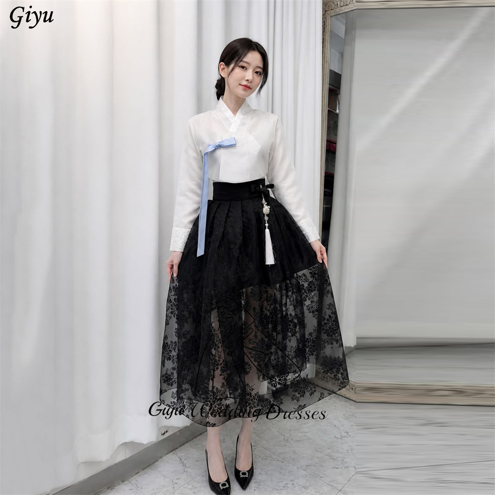 Hanbok Modern Set - فستان هانبوك كوري مخصص من جيو