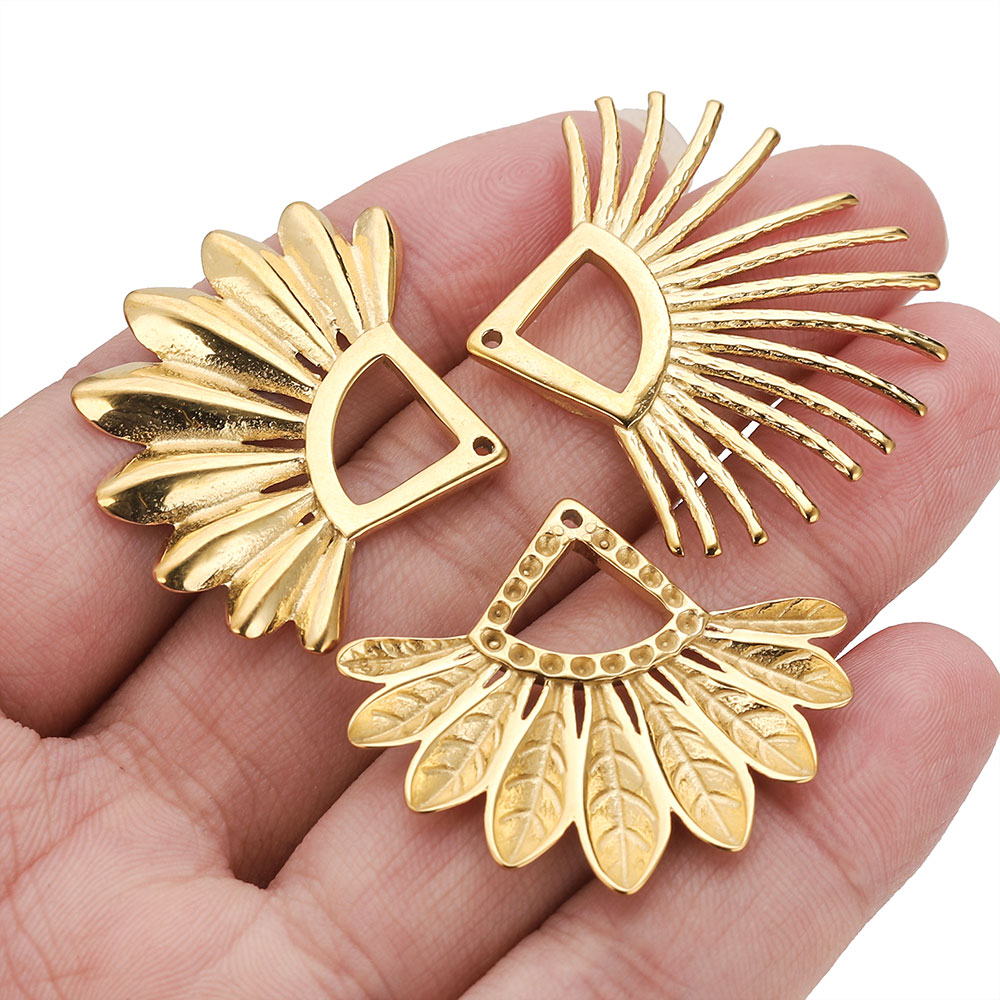 2 قطعة مروحة من الفولاذ المقاو - مراجعة Ethnic Fashion Jewellery وسعره