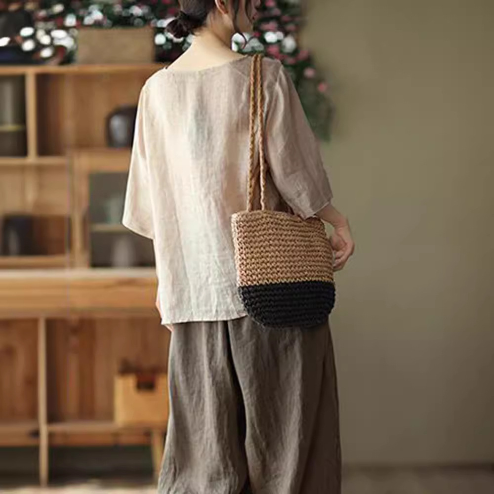 بلوزة صيفية نسائية بمقاسات كبي - مراجعة Ethnic Fabric وسعره
