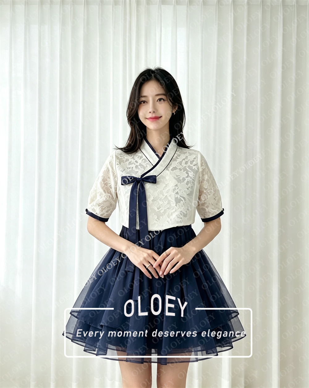أولوي طقم هانبوك أسود عصري قصي - مراجعة Hanbok Modern Set وسعره