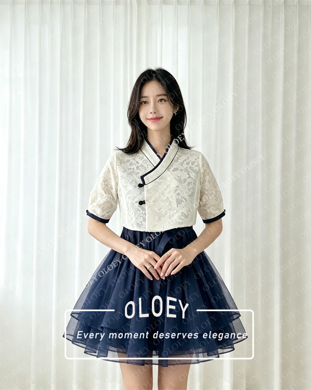 أولوي طقم هانبوك أسود عصري قصي - مراجعة Hanbok Modern Set وسعره