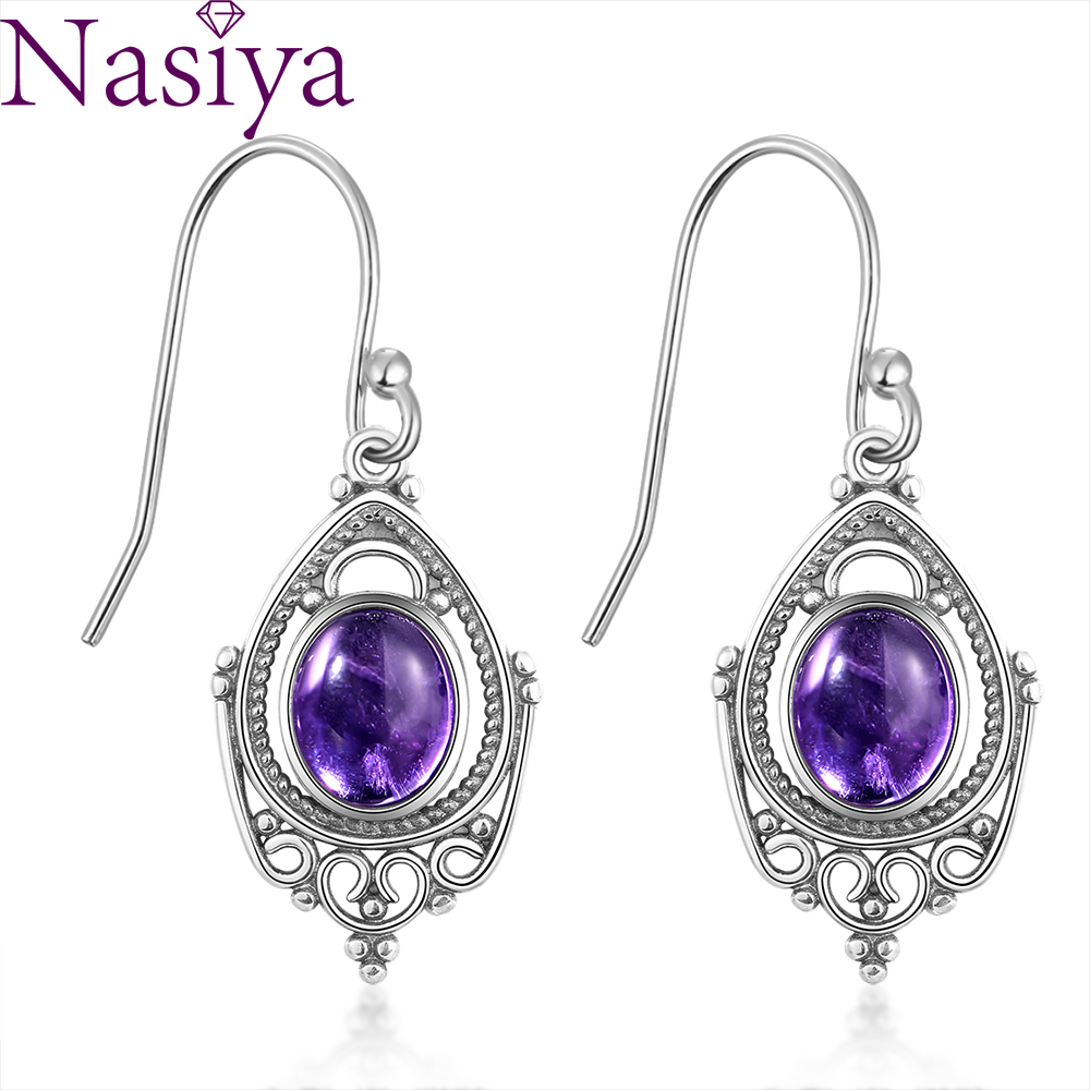 S925 الفضة أقراط مجوهرات 8*10  - مراجعة Ethnic Fashion Boutique وسعره