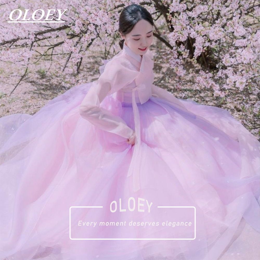 فستان هانبوك كوري تقليدي من OL - مراجعة Hanbok Modern Set وسعره