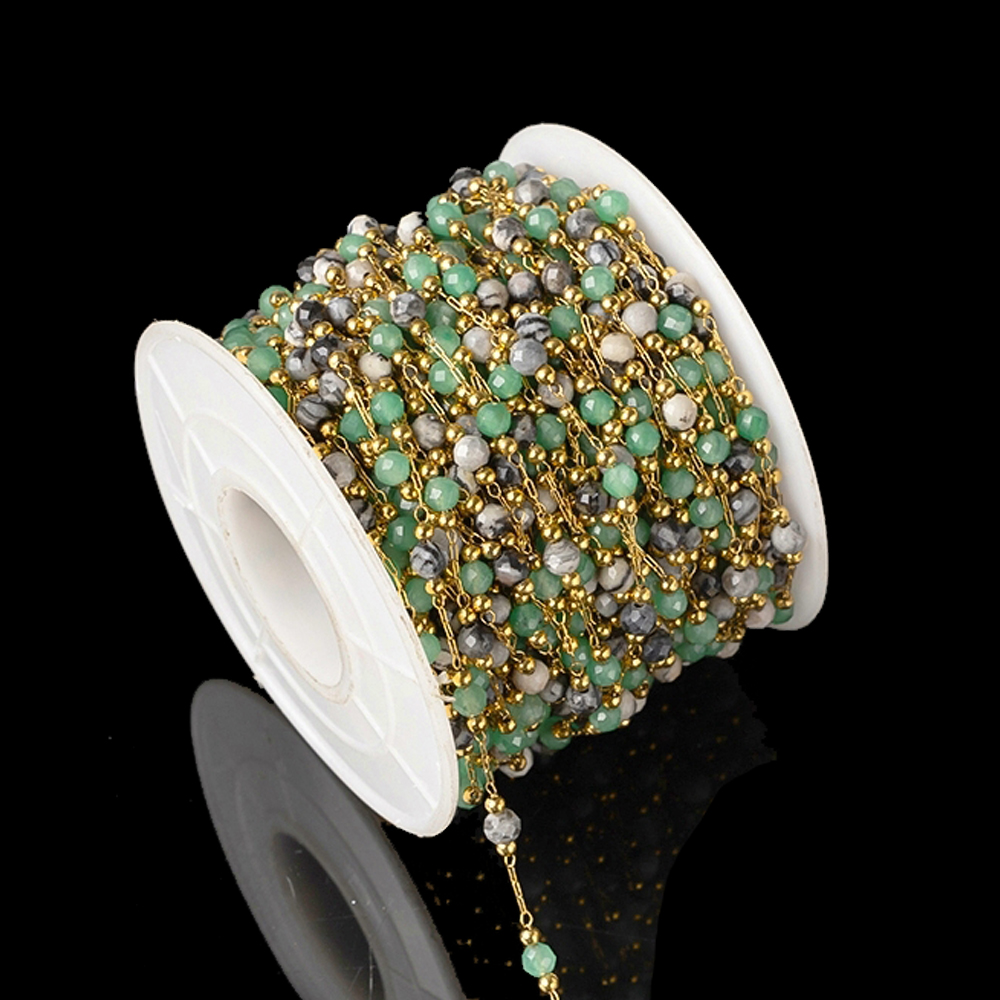 1 متر مزيج أنيق الخرز الحجر ال - مراجعة Ethnic Fashion Jewellery وسعره