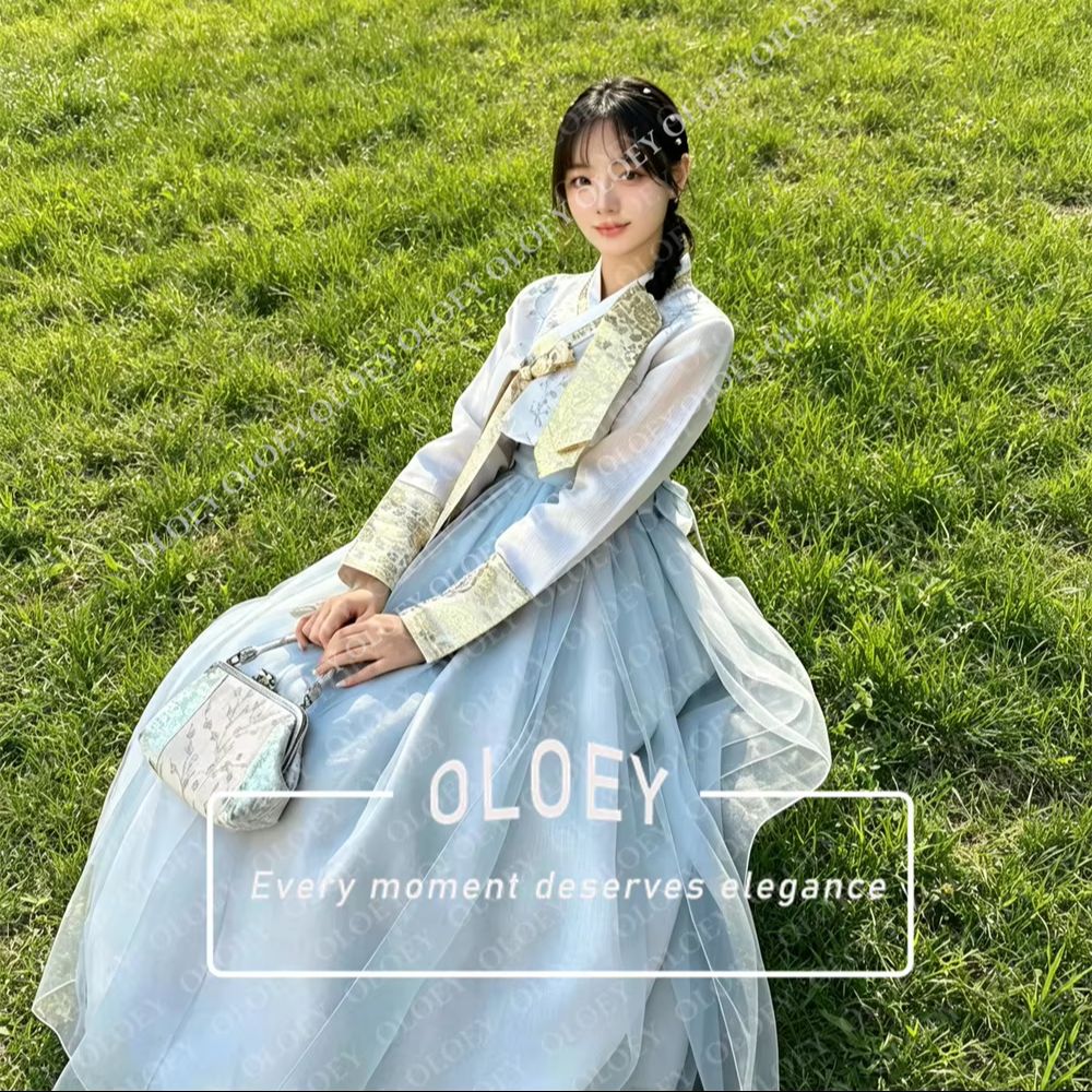 أولوي فستان زفاف كوري أنيق بال - مراجعة Hanbok Modern Set وسعره